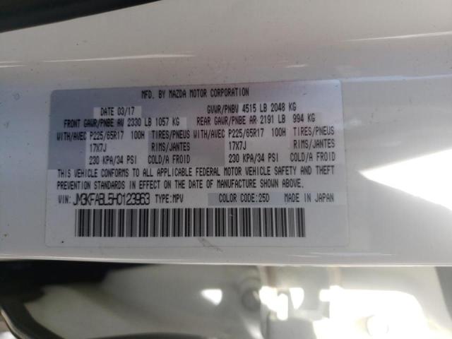 Photo 10 from auction – 2017 MAZDA CX-5 SPORT with VIN JM3KFABL5H0123963