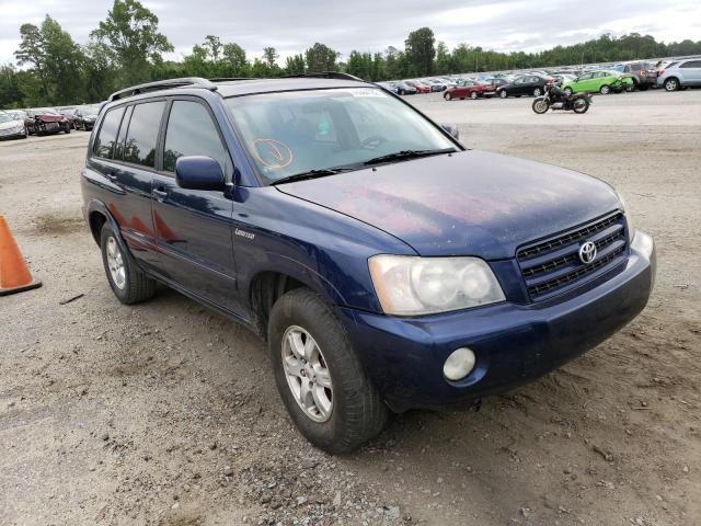 TOYOTA HIGHLANDER 2002 with VIN JTEGF21A220032415 - Photo from auction