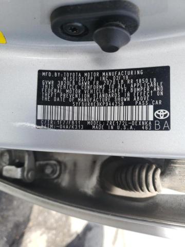 Photo 10 from auction – 2019 TOYOTA COROLLA L with VIN 5YFBURHE9KP944258