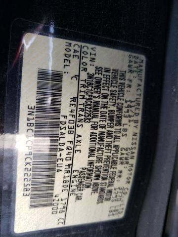 Photo 10 from auction – 2012 NISSAN VERSA S with VIN 3N1BC1CP9CK222583