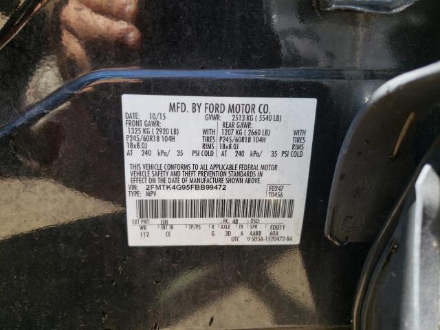 Photo 10 from auction – 2015 FORD EDGE SE with VIN 2FMTK4G95FBB99472