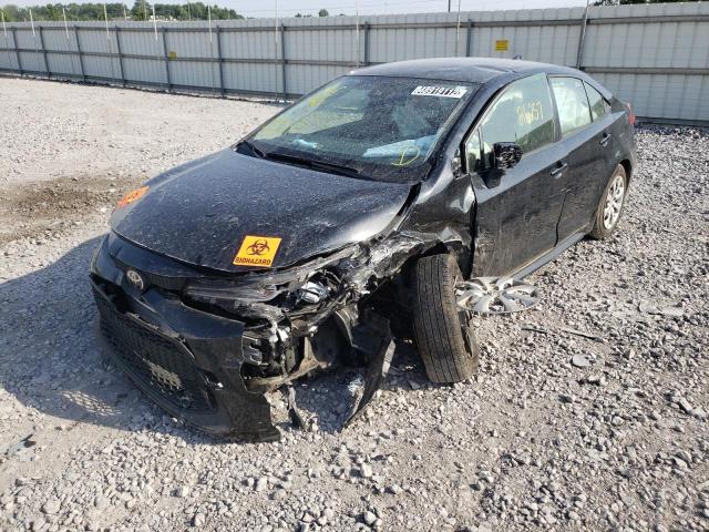 Photo 2 from auction – 2021 TOYOTA COROLLA LE with VIN JTDEPMAE4MJ177346