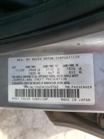 Photo 10 from auction – 2010 MAZDA 3 I with VIN JM1BL1SG5A1249762