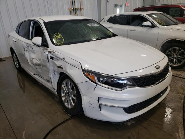KIA OPTIMA LX 2018 with VIN 5XXGT4L30JG218068 - Photo from auction