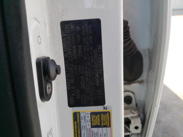 Photo 10 from auction – 2013 KIA OPTIMA LX with VIN KNAGM4A71D5376685