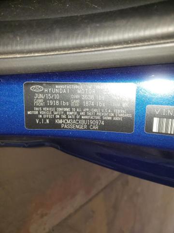 Photo 10 from auction – 2011 HYUNDAI ACCENT GL with VIN KMHCM3ACXBU190974