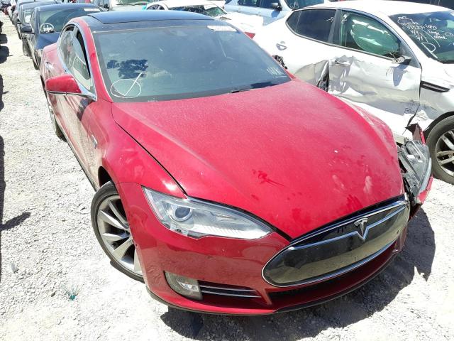 TESLA MODEL S 2015 with VIN 5YJSA1E28FF101853 - Photo from auction