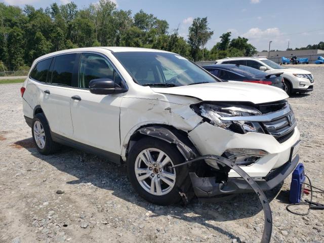 HONDA PILOT LX 2016 with VIN 5FNYF5H16GB053485 - Photo from auction