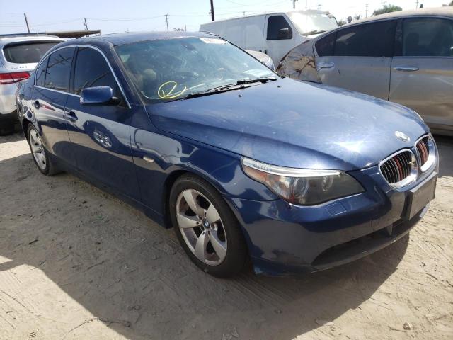 BMW 525 I 2006 with VIN WBANE53526CK79919 - Photo from auction