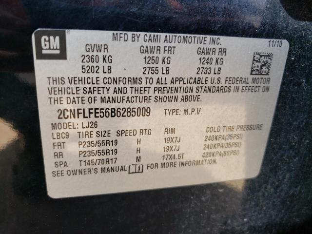 Photo 10 from auction – 2011 CHEVROLET EQUINOX LT with VIN 2CNFLFE56B6285009