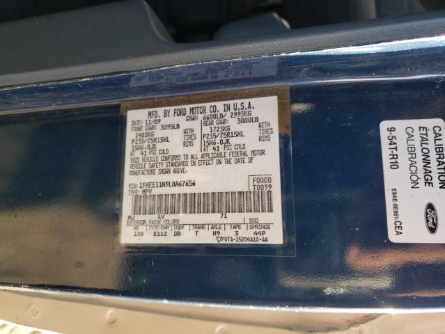 Photo 10 from auction – 1990 FORD ECONOLINE with VIN 1FMEE11N9LHA67656