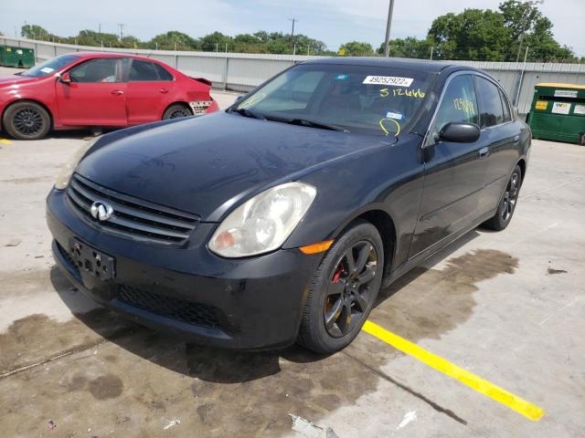 Photo 2 from auction – 2006 INFINITI G35 with VIN JNKCV51E76M512666