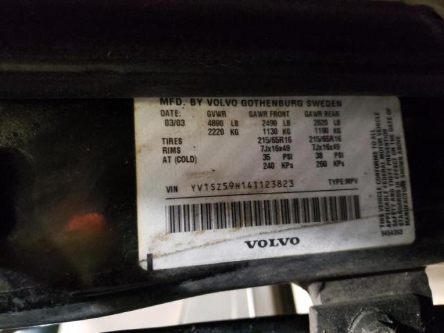 Photo 10 from auction – 2004 VOLVO XC70 with VIN YV1SZ59H141123823