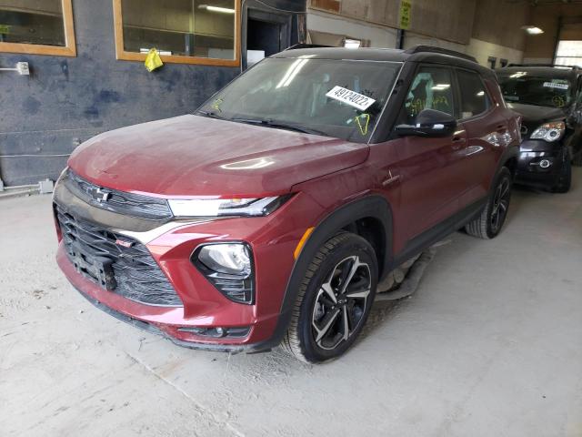 Photo 2 from auction – 2022 CHEVROLET TRAILBLAZE with VIN KL79MUSL7NB040207