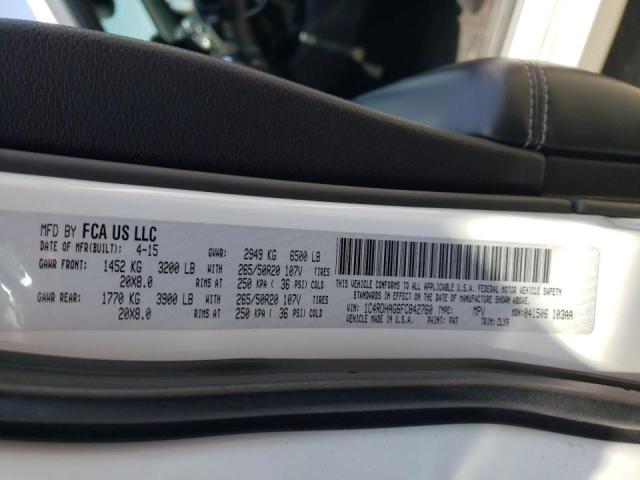 Photo 10 from auction – 2015 DODGE DURANGO SX with VIN 1C4RDHAG6FC842760
