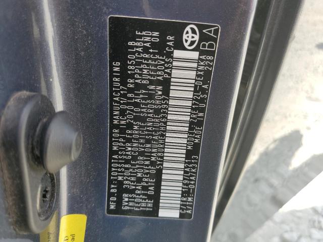 Photo 10 from auction – 2017 TOYOTA COROLLA L with VIN 5YFBURHE2HP633957