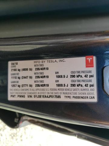 Photo 10 from auction – 2018 TESLA MODEL 3 with VIN 5YJ3E1EA4JF017585