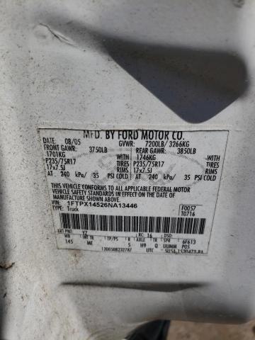 Photo 10 from auction – 2006 FORD F150 with VIN 1FTPX14526NA13446
