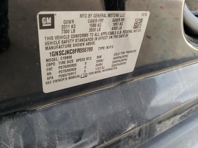 Photo 10 from auction – 2015 CHEVROLET SUBURBAN C with VIN 1GNSCJKC8FR556789