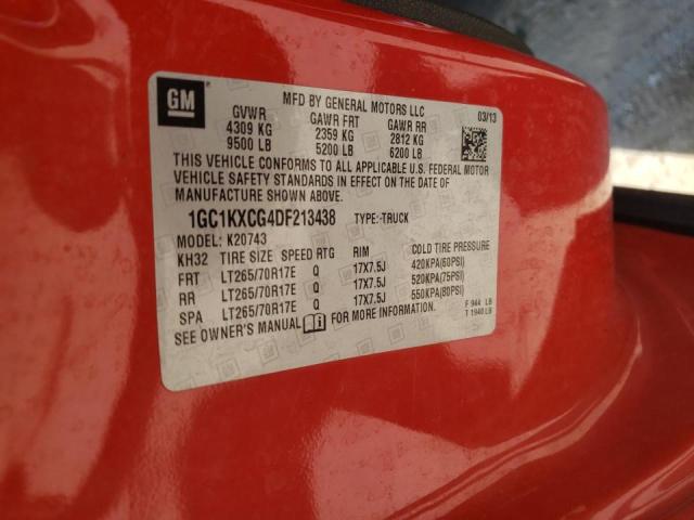 Photo 10 from auction – 2013 CHEVROLET SILVERADO with VIN 1GC1KXCG4DF213438
