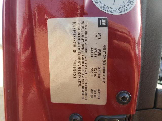 Photo 10 from auction – 2008 PONTIAC G6 VALUE L with VIN 1G2ZF57BX84190084