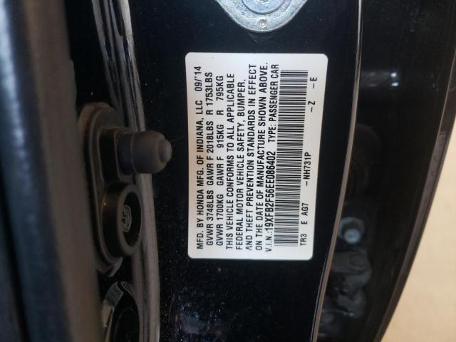Photo 10 from auction – 2014 HONDA CIVIC LX with VIN 19XFB2F56EE086402