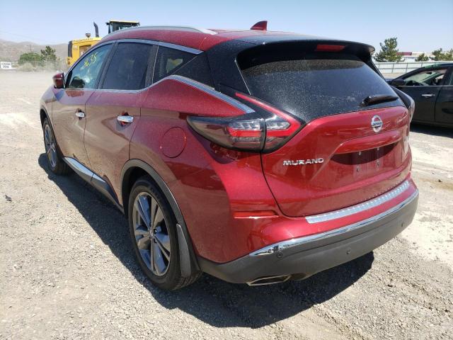 Photo 3 from auction – 2021 NISSAN MURANO PLA with VIN 5N1AZ2DS0MC139630