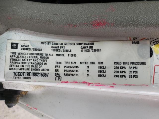 Photo 10 from auction – 2008 CHEVROLET COLORADO with VIN 1GCDT19E188216367
