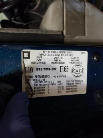 Photo 10 from auction – 2006 CHEVROLET EQUINOX LS with VIN 2CNDL13F966159643
