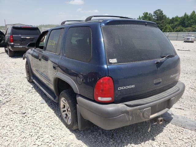 Photo 3 from auction – 2003 DODGE DURANGO SP with VIN 1D4HR38N23F507920