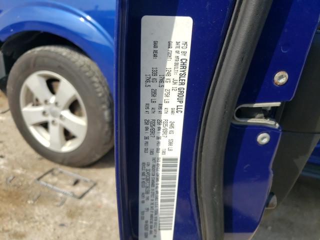 Photo 10 from auction – 2012 DODGE JOURNEY SX with VIN 3C4PDCBB7CT361588