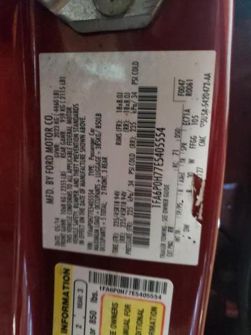 Photo 10 from auction – 2014 FORD FUSION SE with VIN 1FA6P0H77E5405554