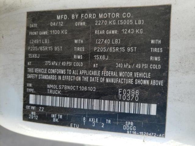 Photo 10 from auction – 2012 FORD TRANSIT CO with VIN NM0LS7BN0CT106103