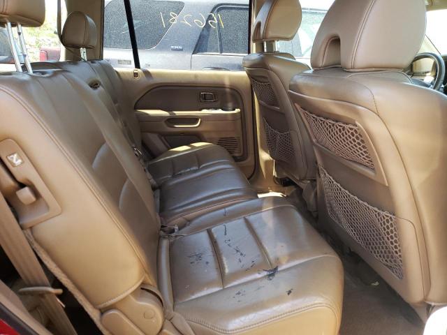 Zdjęcie 6 z aukcji – 2006 HONDA PILOT EX z VIN 5FNYF18506B002218