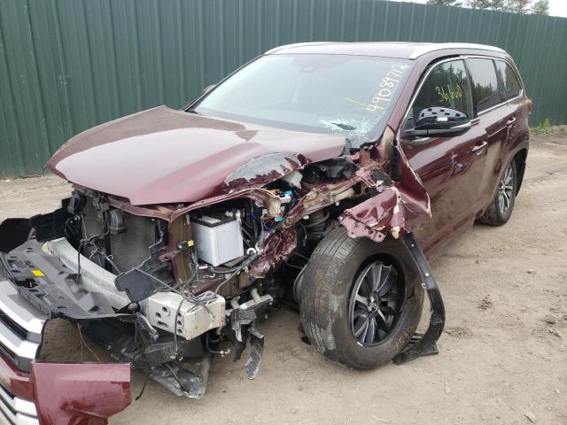 Photo 2 from auction – 2018 TOYOTA HIGHLANDER with VIN 5TDJZRFH5JS807933