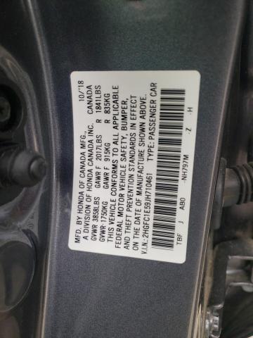 Photo 10 from auction – 2018 HONDA CIVIC SI with VIN 2HGFC1E59JH710461