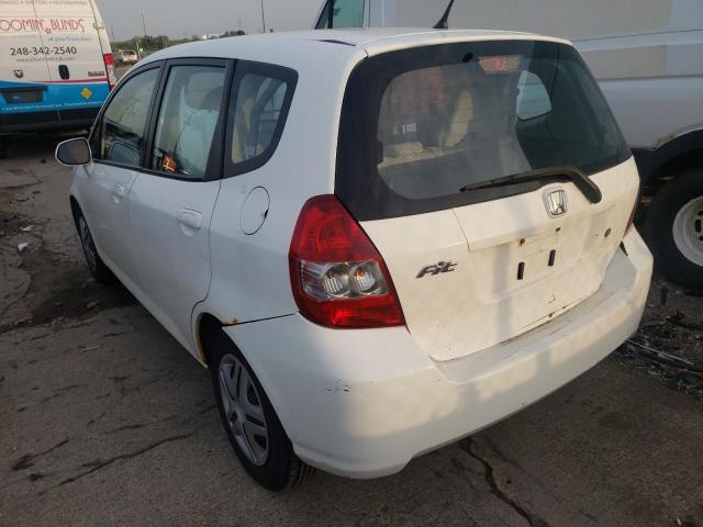 Photo 3 from auction – 2007 HONDA FIT with VIN JHMGD384X7S045472