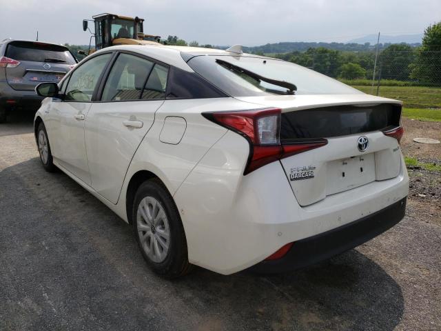 Photo 3 from auction – 2019 TOYOTA PRIUS with VIN JTDKARFU6K3088820