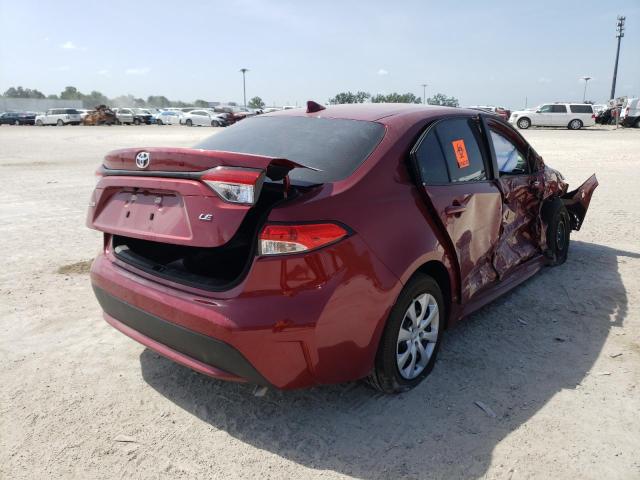 Photo 4 from auction – 2022 TOYOTA COROLLA LE with VIN 5YFEPMAE1NP308407