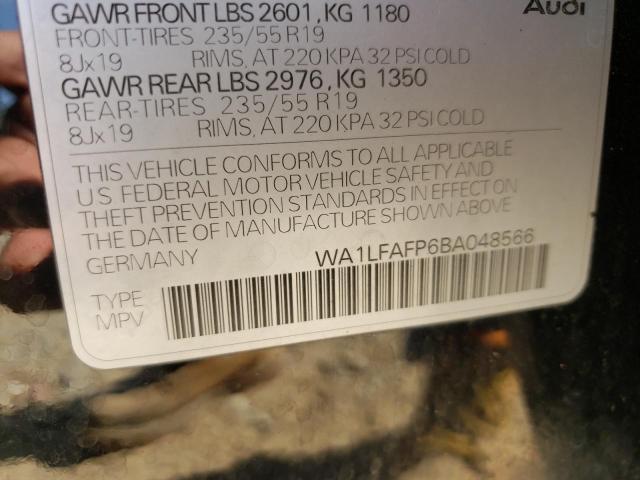 Photo 10 from auction – 2011 AUDI UK with VIN WA1LFAFP6BA048566