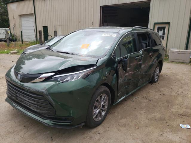 Photo 2 from auction – 2021 TOYOTA SIENNA LE with VIN 5TDKSKFC4MS019878