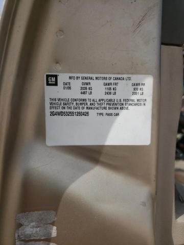 Zdjęcie 10 z aukcji – 2005 BUICK LACROSSE C z VIN 2G4WD532551260426