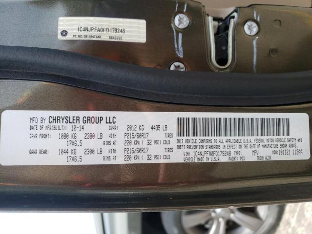 Photo 10 from auction – 2015 JEEP PATRIOT LA with VIN 1C4NJPFA0FD179248