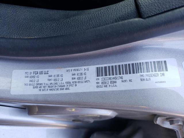 Photo 10 from auction – 2017 CHRYSLER 200 LIMITE with VIN 1C3CCCAB1HN501746