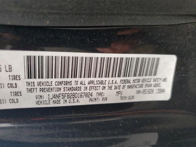 Photo 10 from auction – 2011 JEEP COMPASS LI with VIN 1J4NF5FB2BD167024