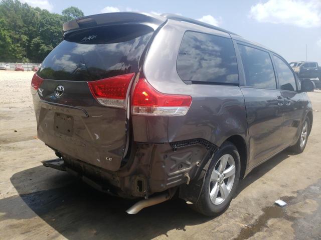 Photo 4 from auction – 2014 TOYOTA SIENNA LE with VIN 5TDKK3DC4ES511238