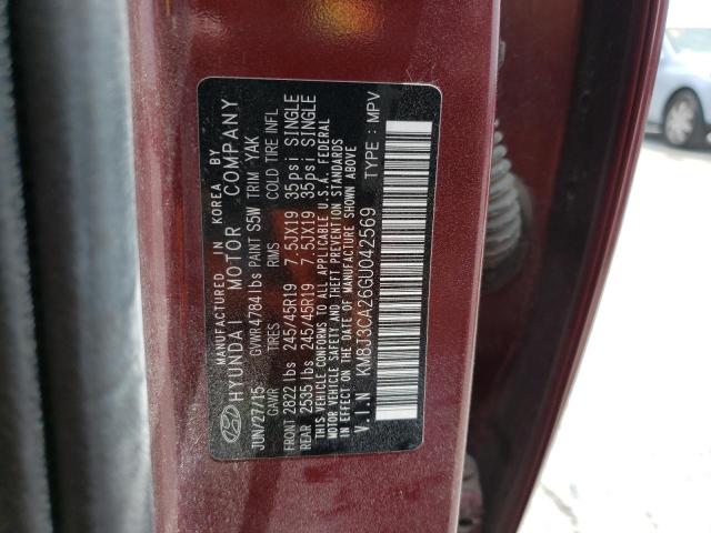 Photo 10 from auction – 2016 HYUNDAI TUCSON LIM with VIN KM8J3CA26GU042569