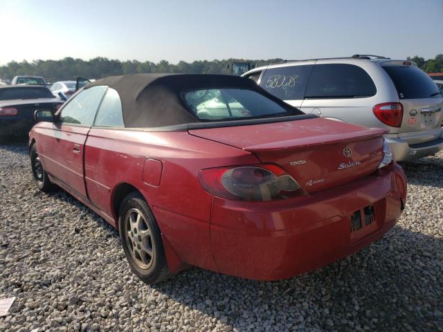 Photo 3 from auction – 2002 TOYOTA CAMRY SOLA with VIN 2T1FE22P82C017994