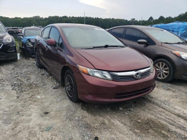 HONDA CIVIC LX 2012 with VIN 2HGFB2F5XCH544977 - Photo from auction