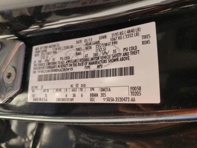 Foto 10 de la subasta – 2013 FORD 150 con VIN 1FMCU9G94DUC80915